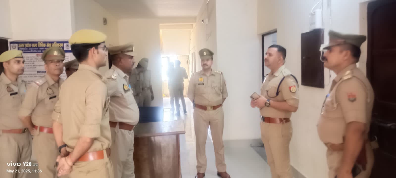 डीसीपी पूर्वी ने किया थाना मनसुखपुरा का औचक निरीक्षण