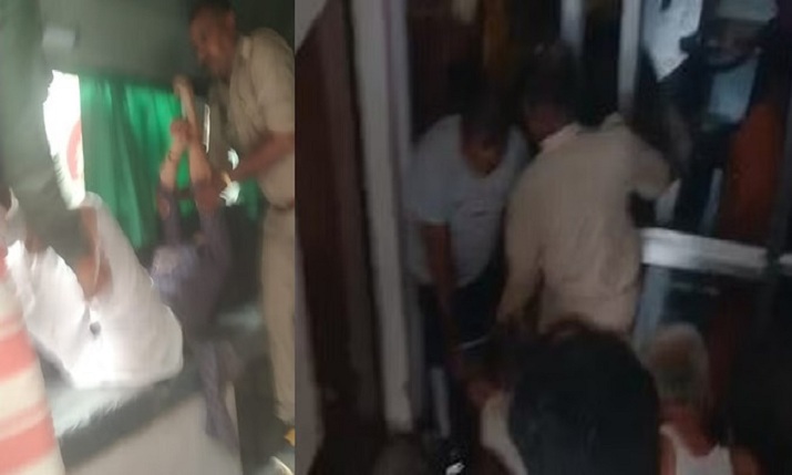 आगरा में पति ने पत्नी की नस काटी. फिर खुद को किया घायल
