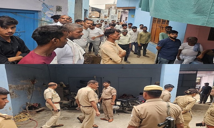 आगरा में दिल दहलाने वाला हत्याकांड: पत्नी और 12 साल की बेटी की बेरहमी से हत्या, पति फरार