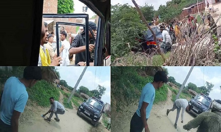 आगरा में खेत जोतने के विवाद ने लिया खौफनाक मोड़: दो पक्षों में पथराव, पुलिस पर भी हमला, गांव में फैली दहशत